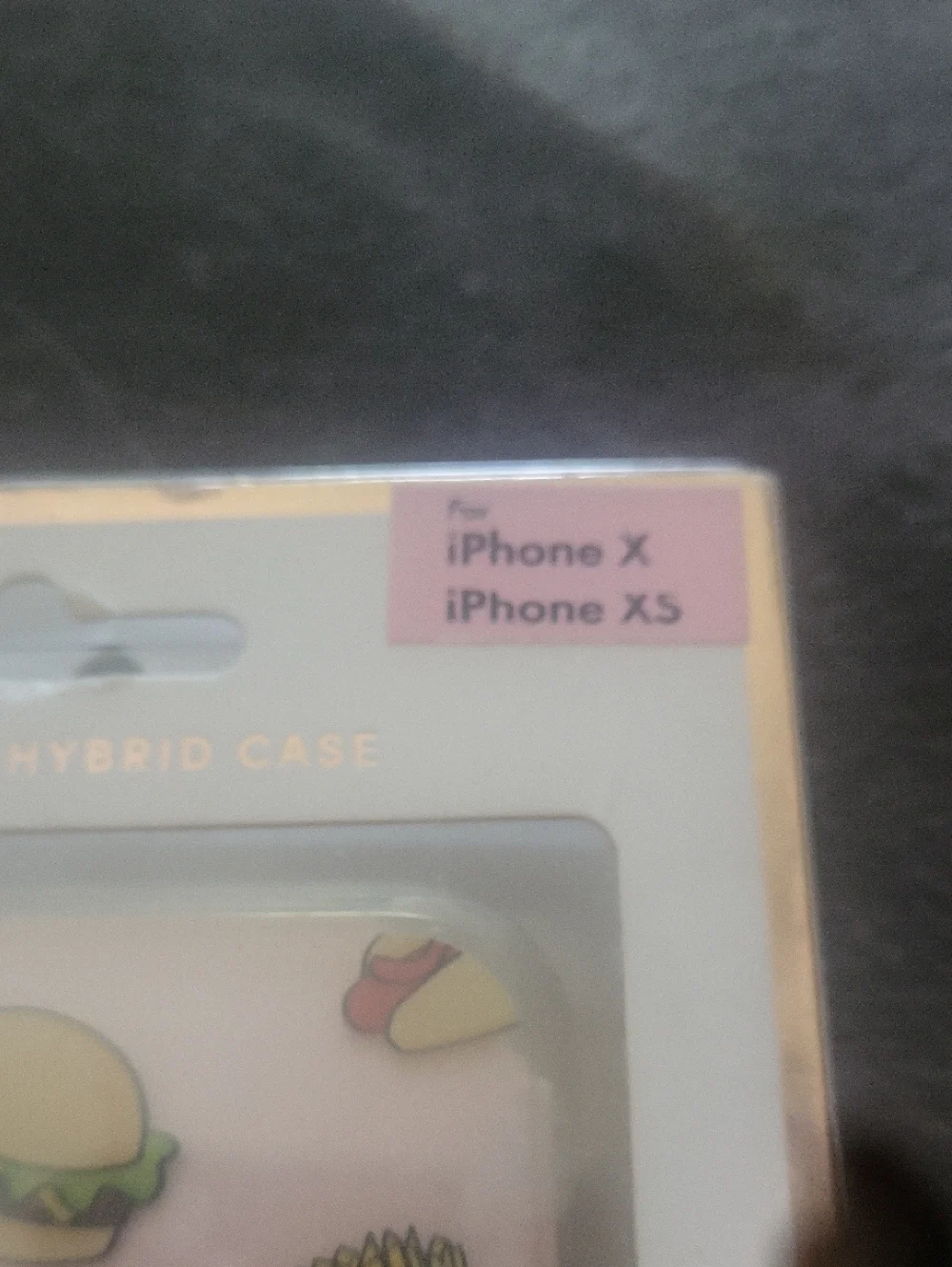 Iphone X Or Xs Protective Case , Motif Fun Fast Food Scratchless No Gaining Yum